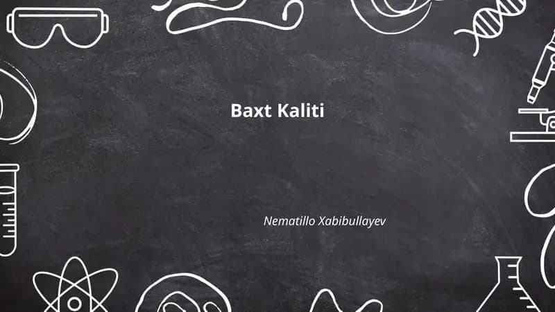 Baxt Kaliti