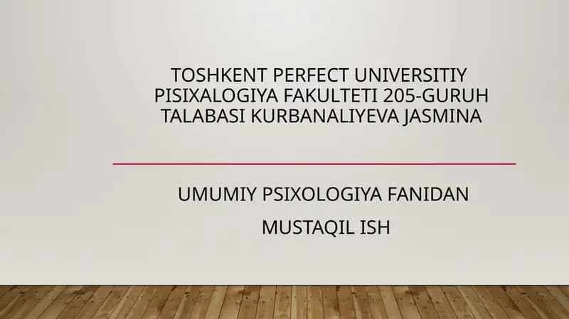 Xolerik temperamentli shaxs xususiyatiga tarifI