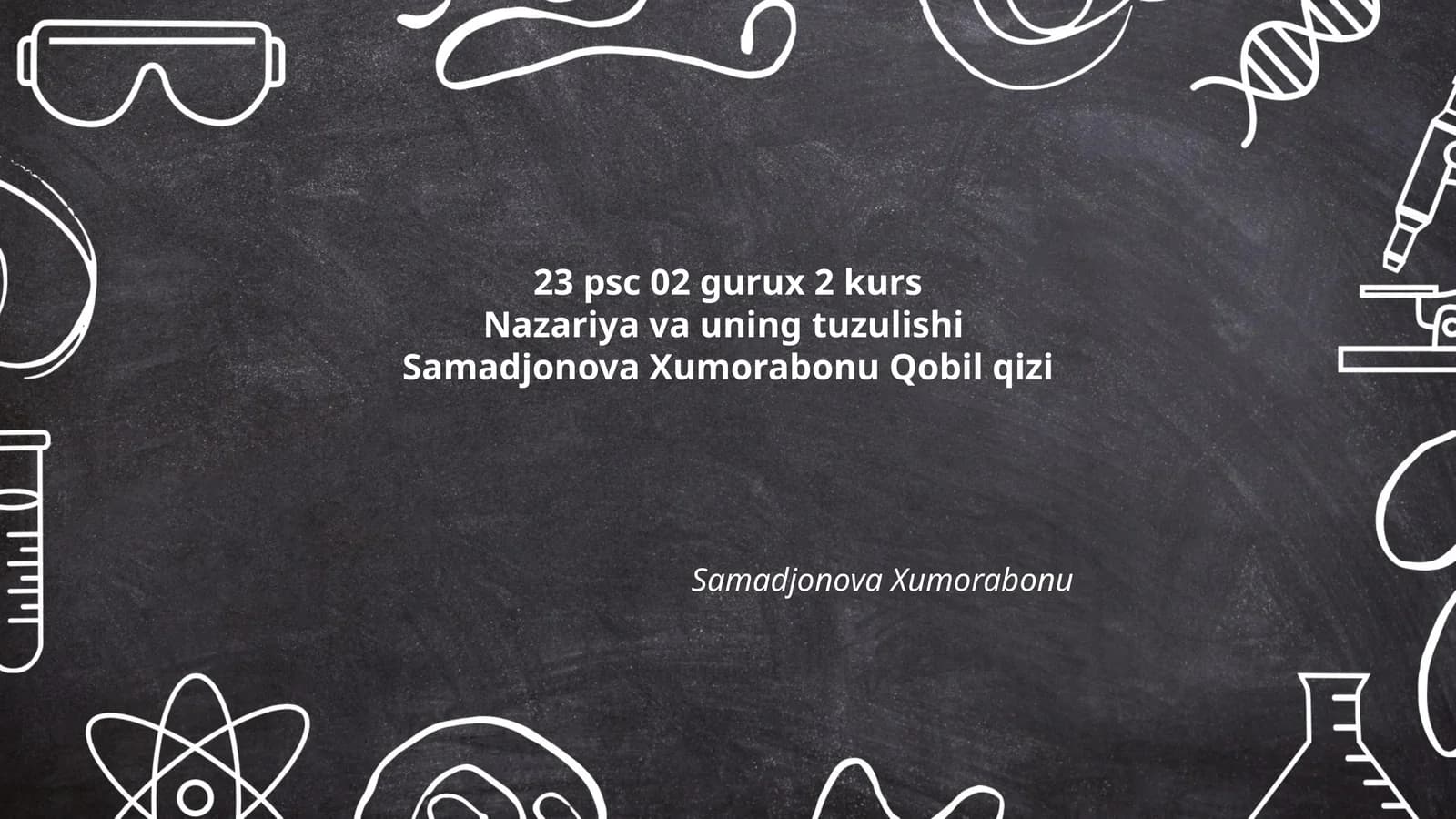 Nazariyaning Mohiyati