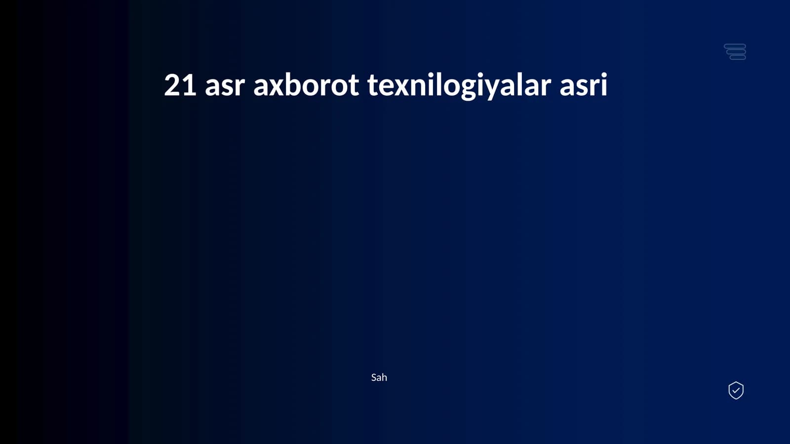 21 asr axborot texnilogiyalar asri