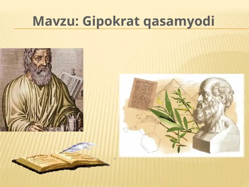 Gipokrat  qasamyodi