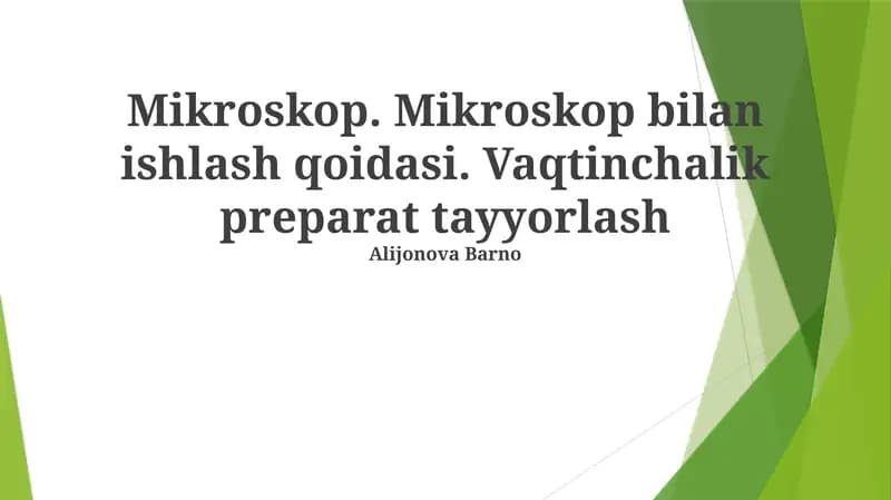 Mikroskop