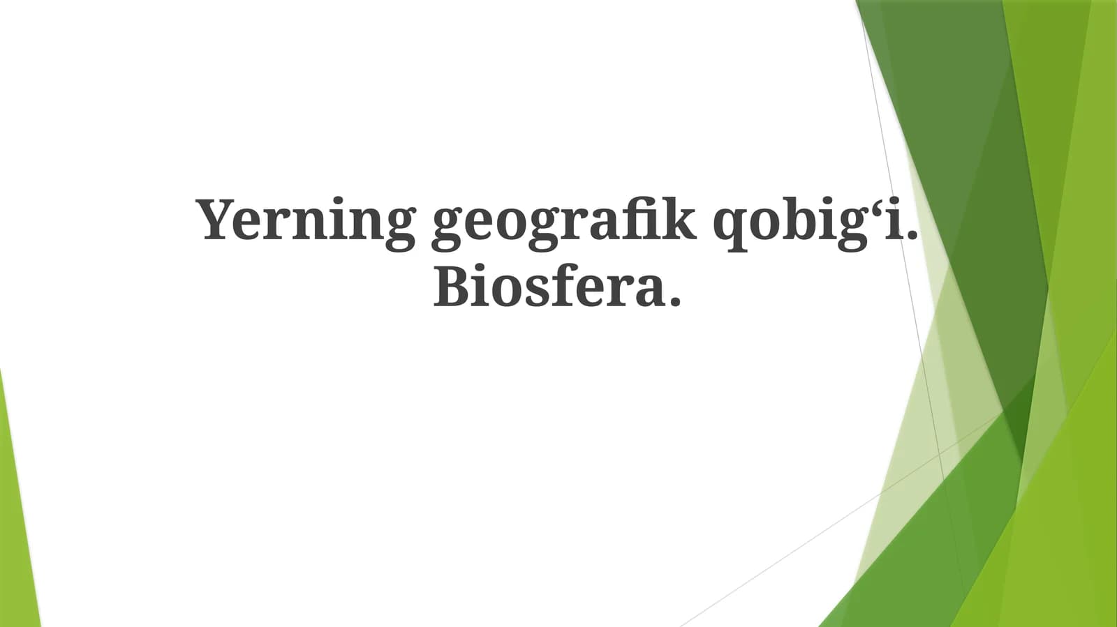 Ekosistemalar: Biosferaning Qurilish Blokchalari