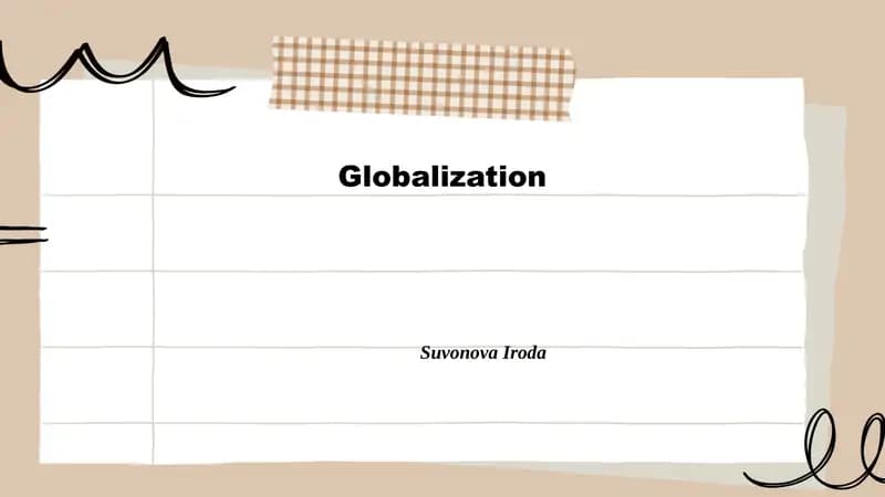Globalization