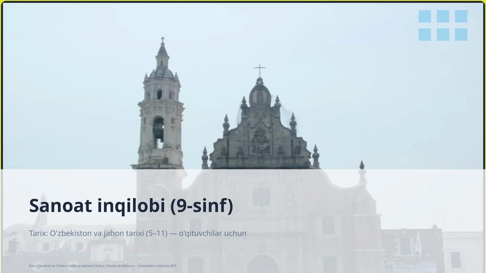 Sanoat inqilobi (9-sinf)