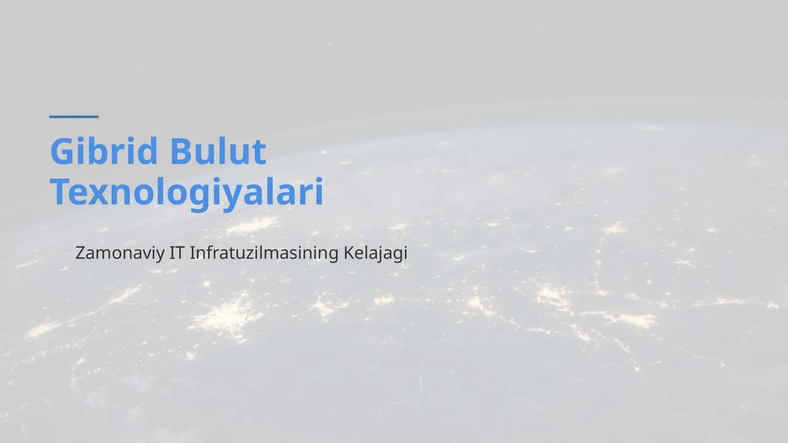Gibrid Bulut Texnologiyalari