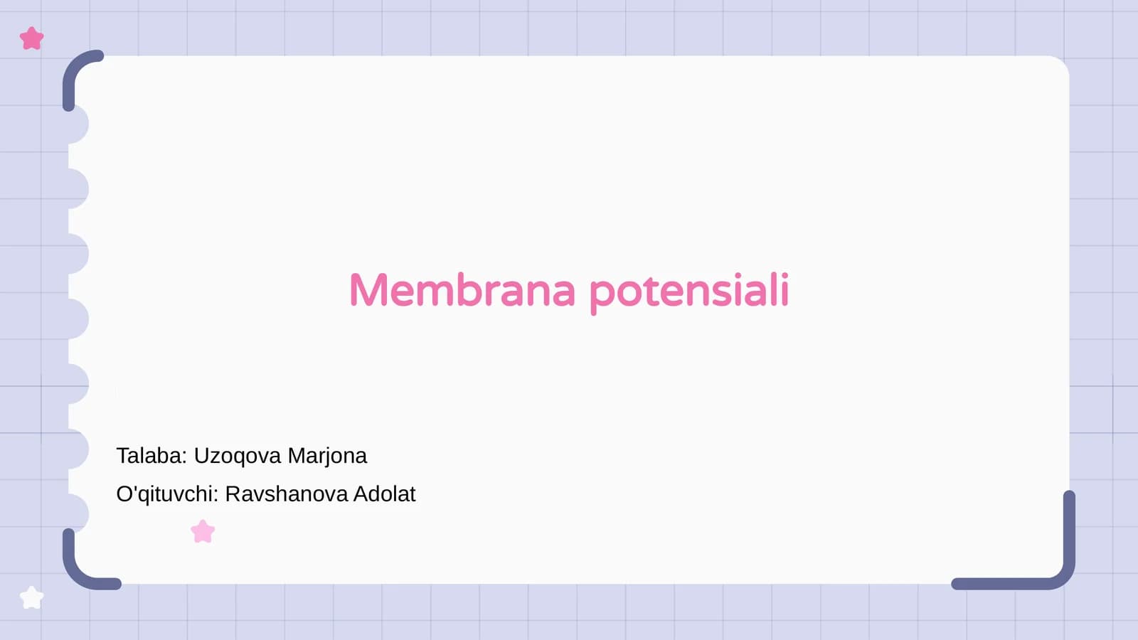 Membrana potensiali