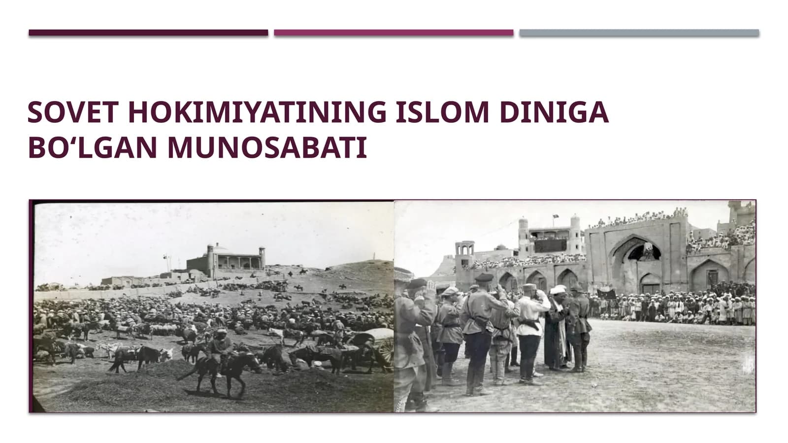 Sovet hokimiyatining Islom dinigaboʻlganmunosabati