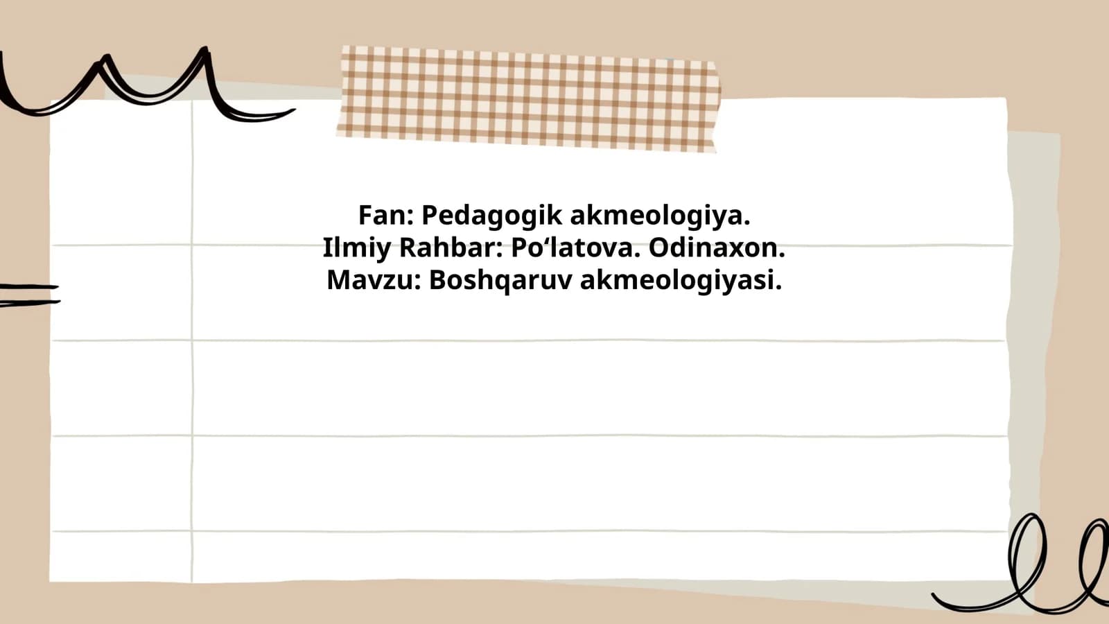 Boshqaruvda akmeologik yondashuvlar