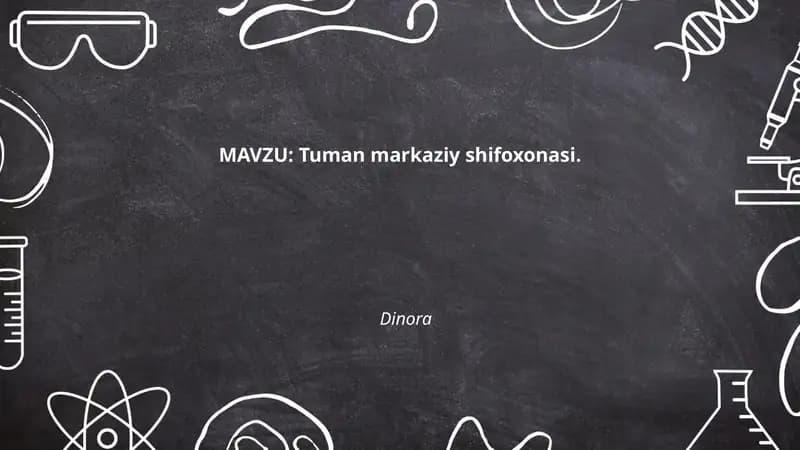 Tuman markaziy shifoxonasi