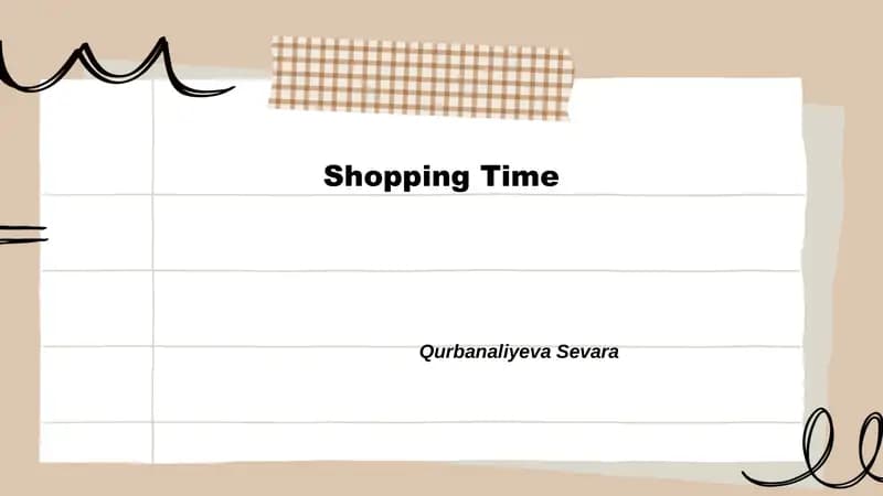 Shopping Time