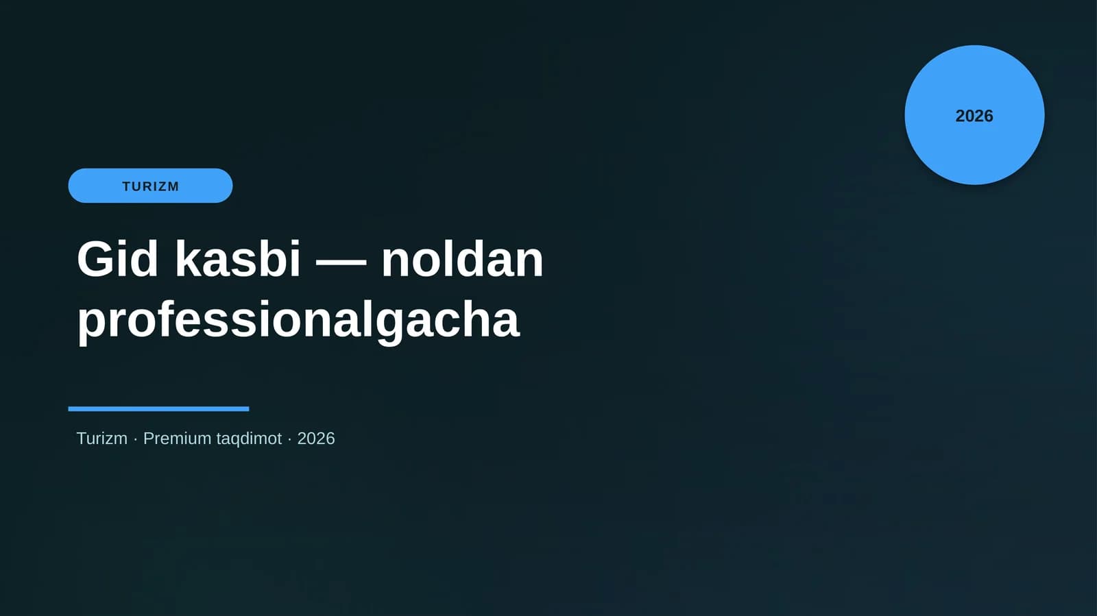 Gid kasbi — noldan professionalgacha