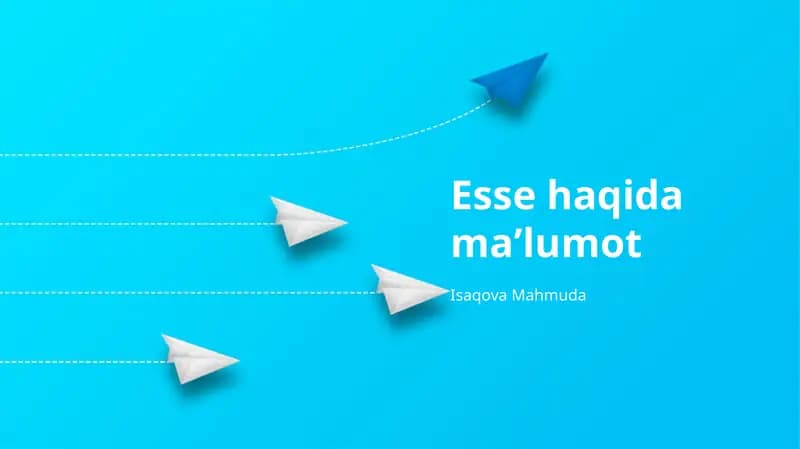 Esse haqida maʼlumot