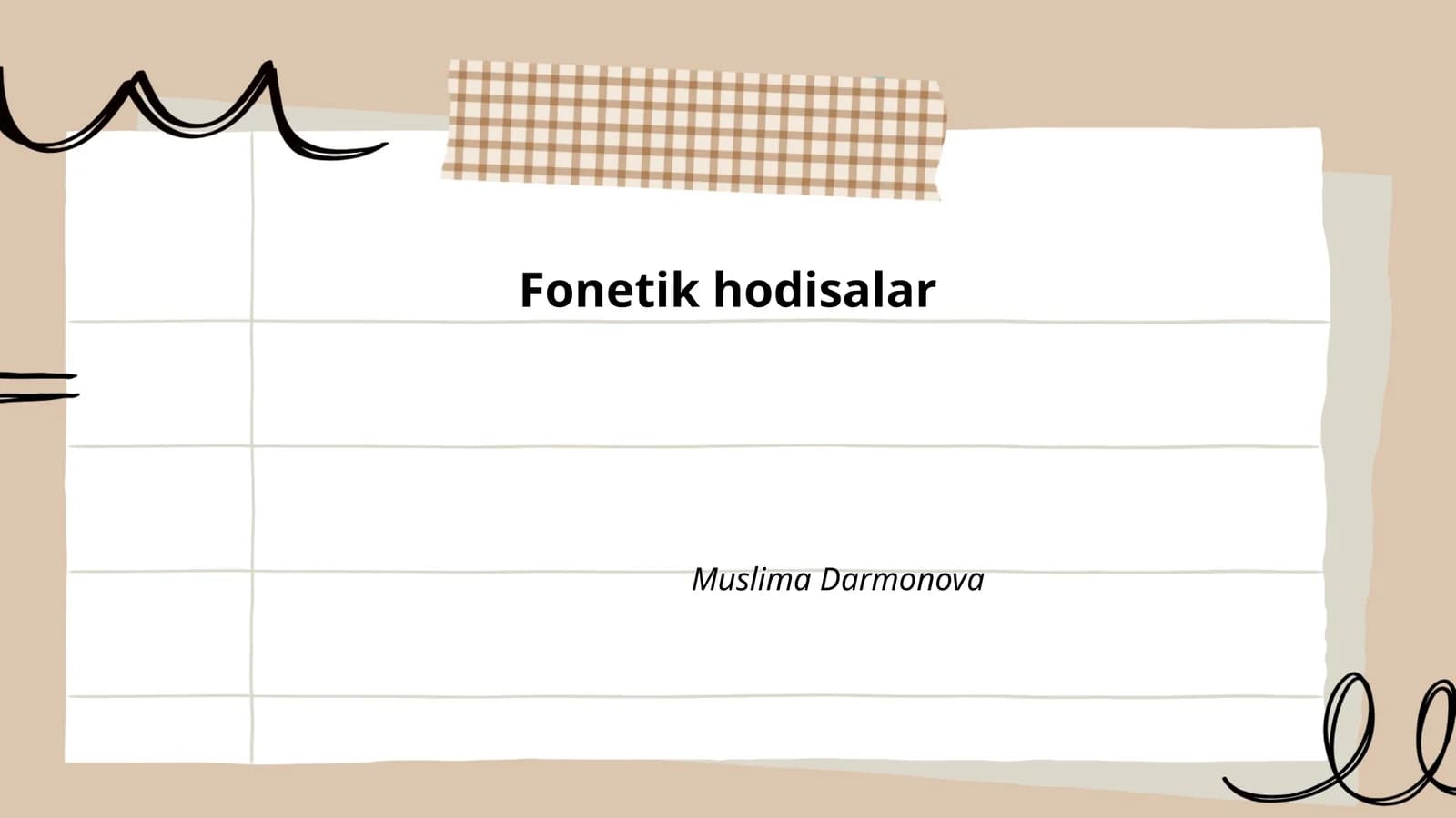 Fonetik hodisalar