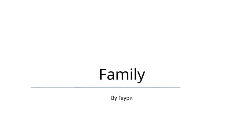 Family
