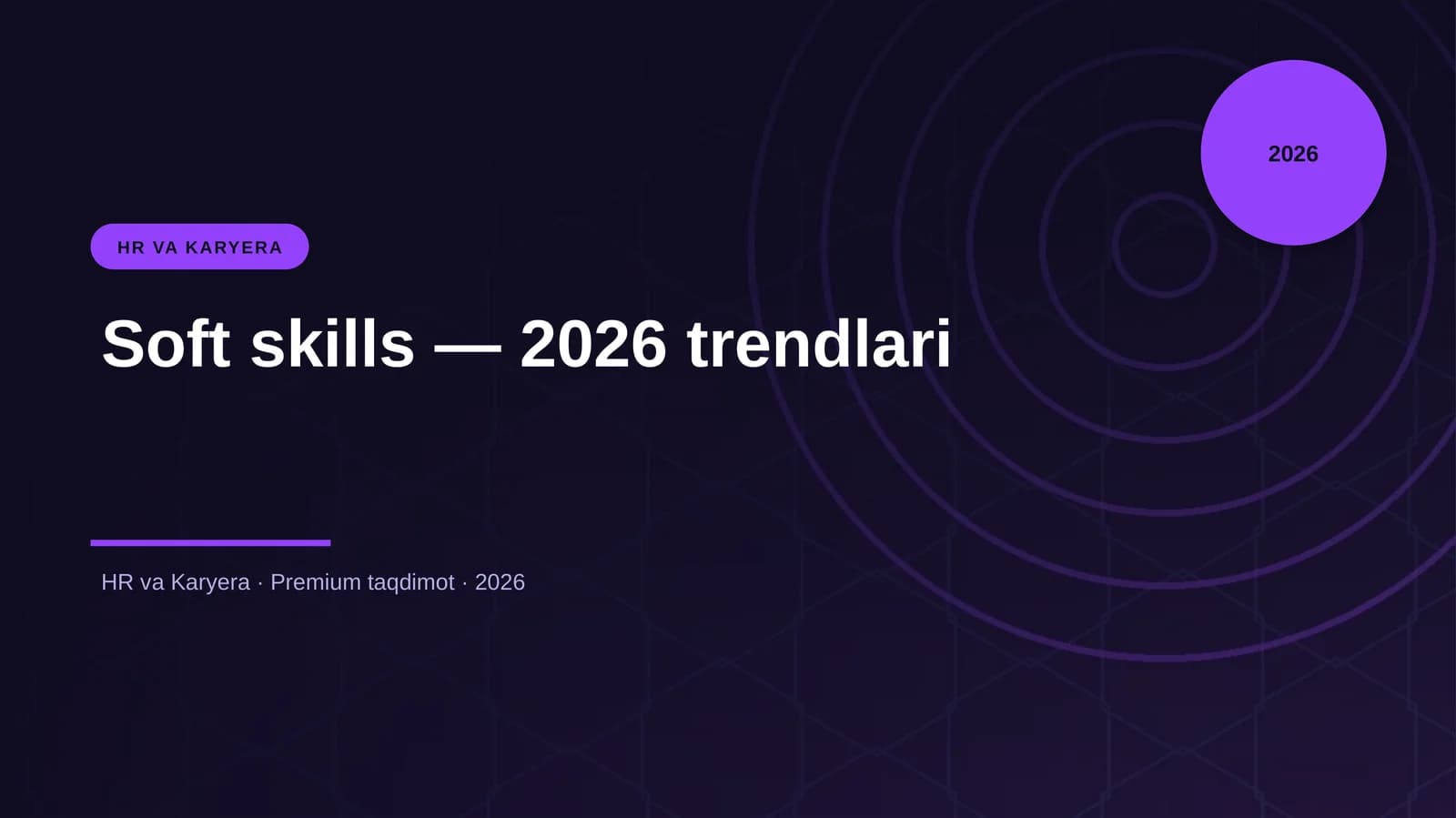 Soft skills — 2026 trendlari