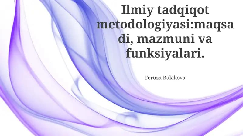 Ilmiy tadqiqot ta'rifi