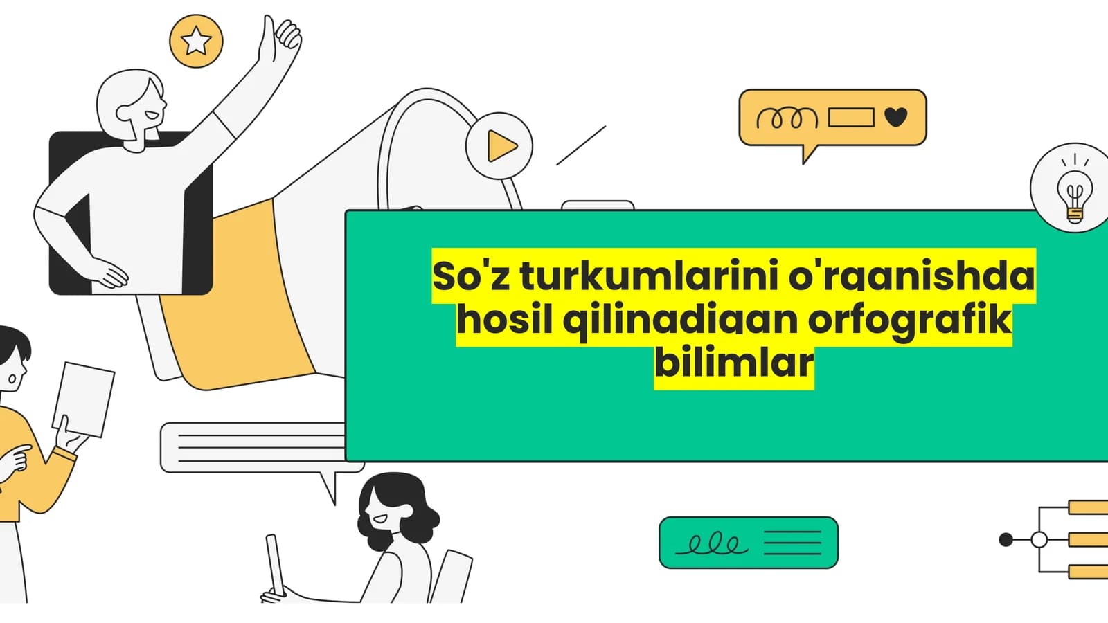 O'rganishdagi ortografik bilimlar