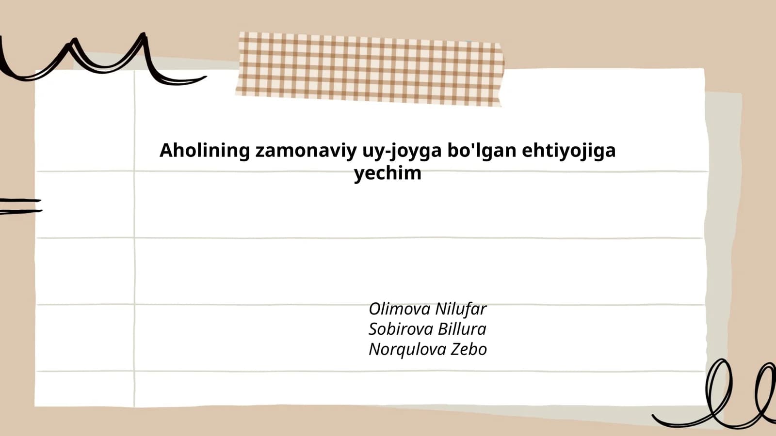 Zamonaviy uy-joy me'morchiligi