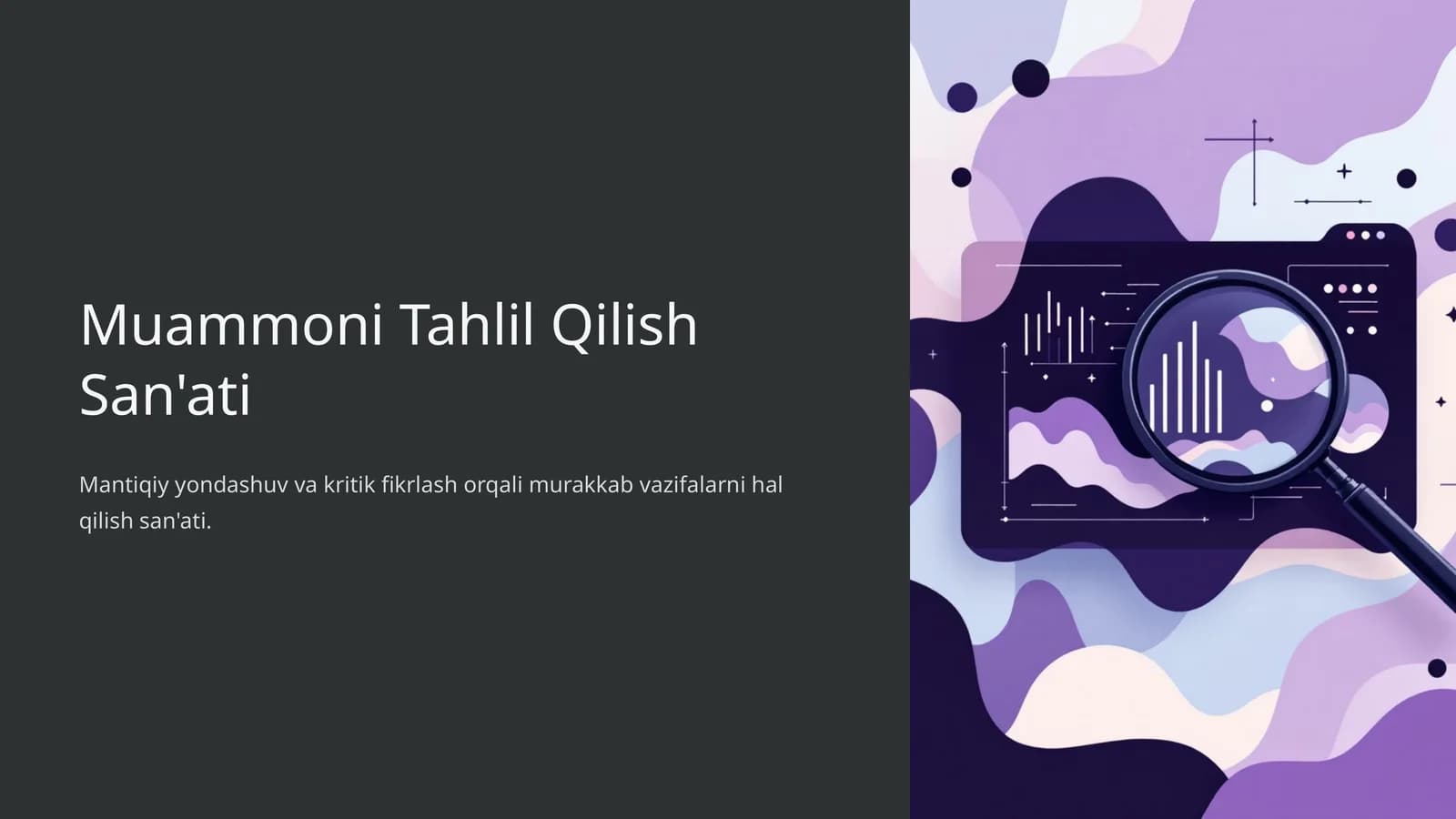 Muammoni Tahlil Qilish San'ati