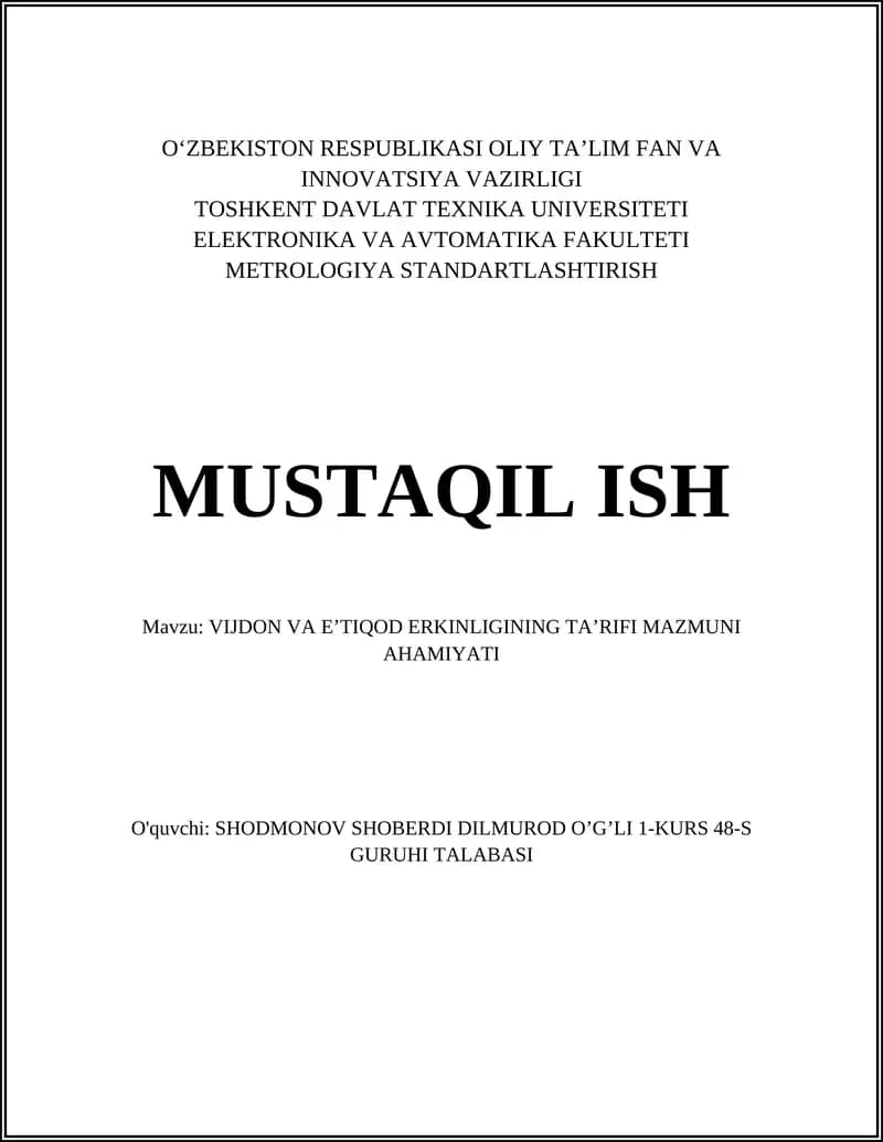 Dunyoqarash erkinligi