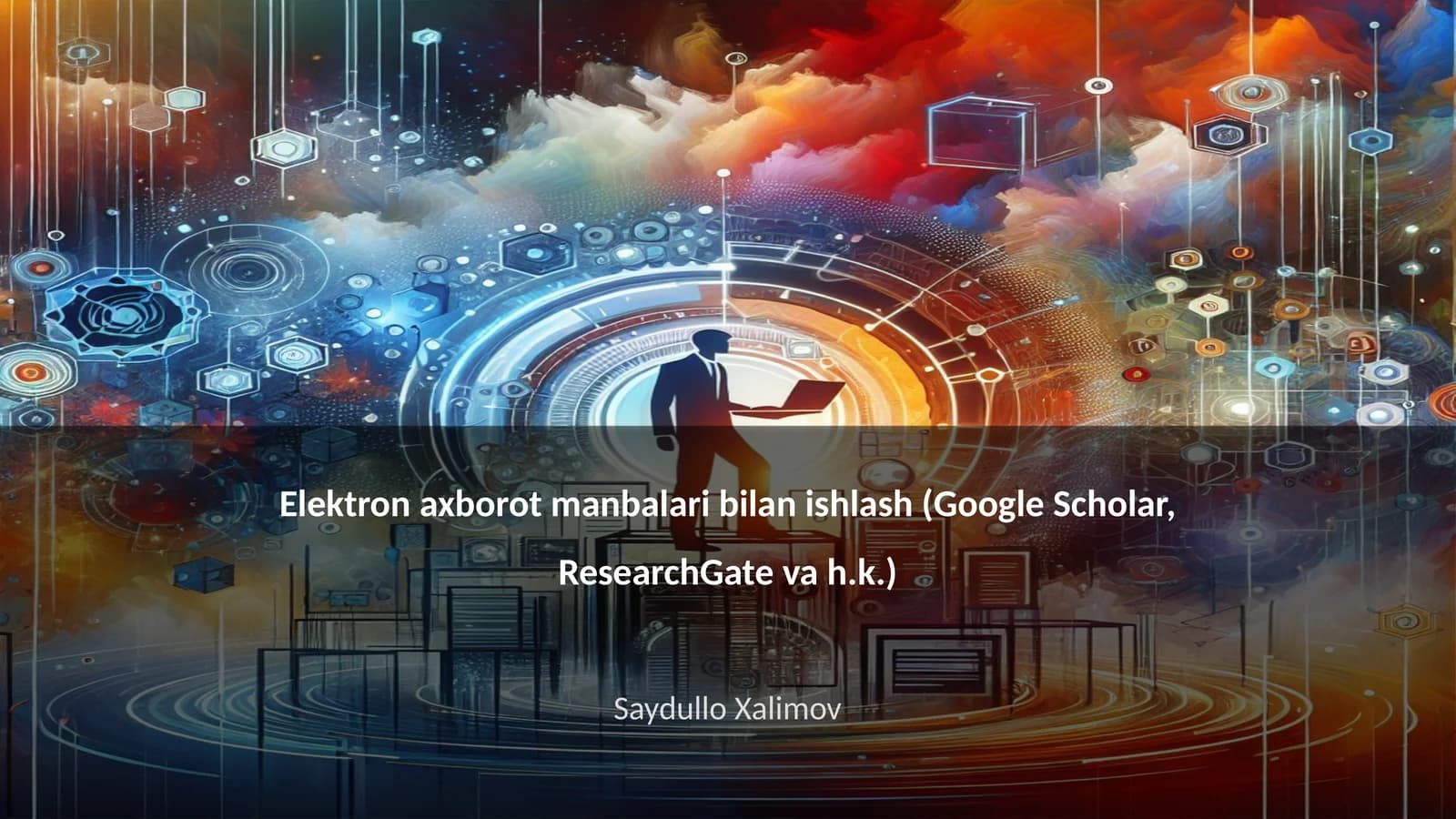 Elektron axborot manbalari bilan ishlash