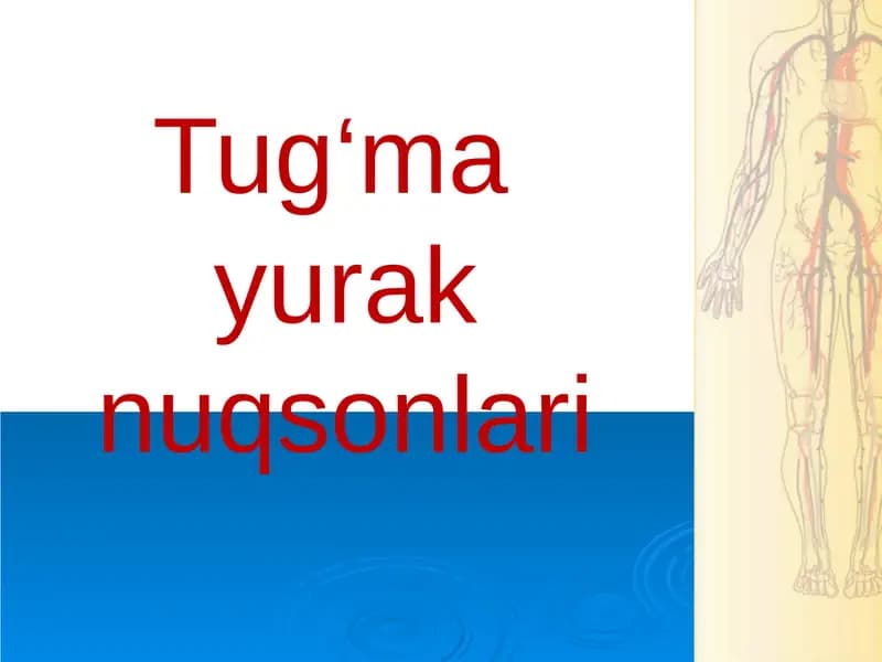 Tug‘mayurak nuqsonlari