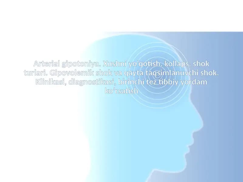 Arterialgipotoniya