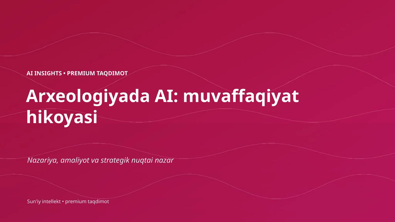 Arxeologiyada AI: muvaffaqiyat hikoyasi