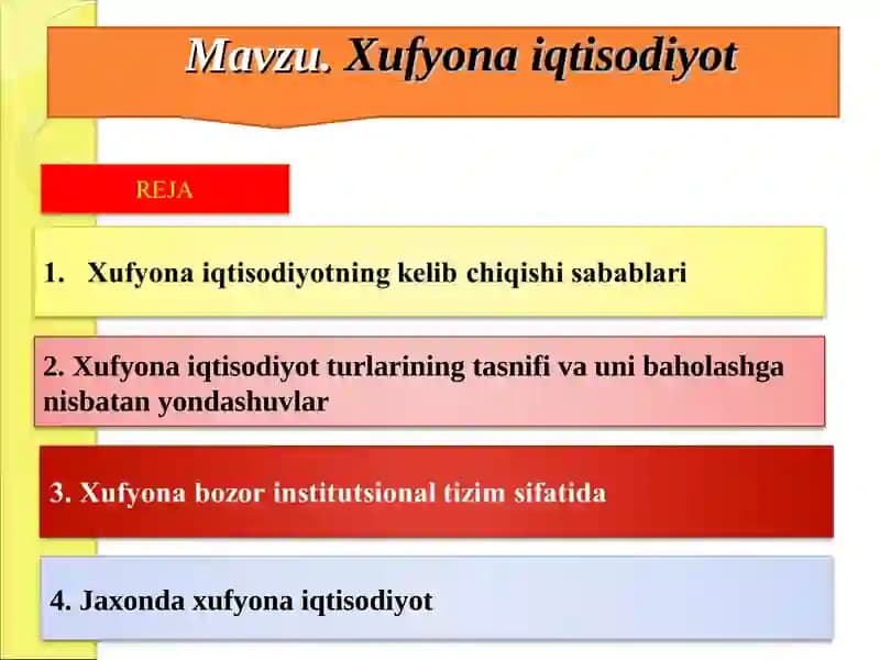 Xufyona iqtisodiyot
