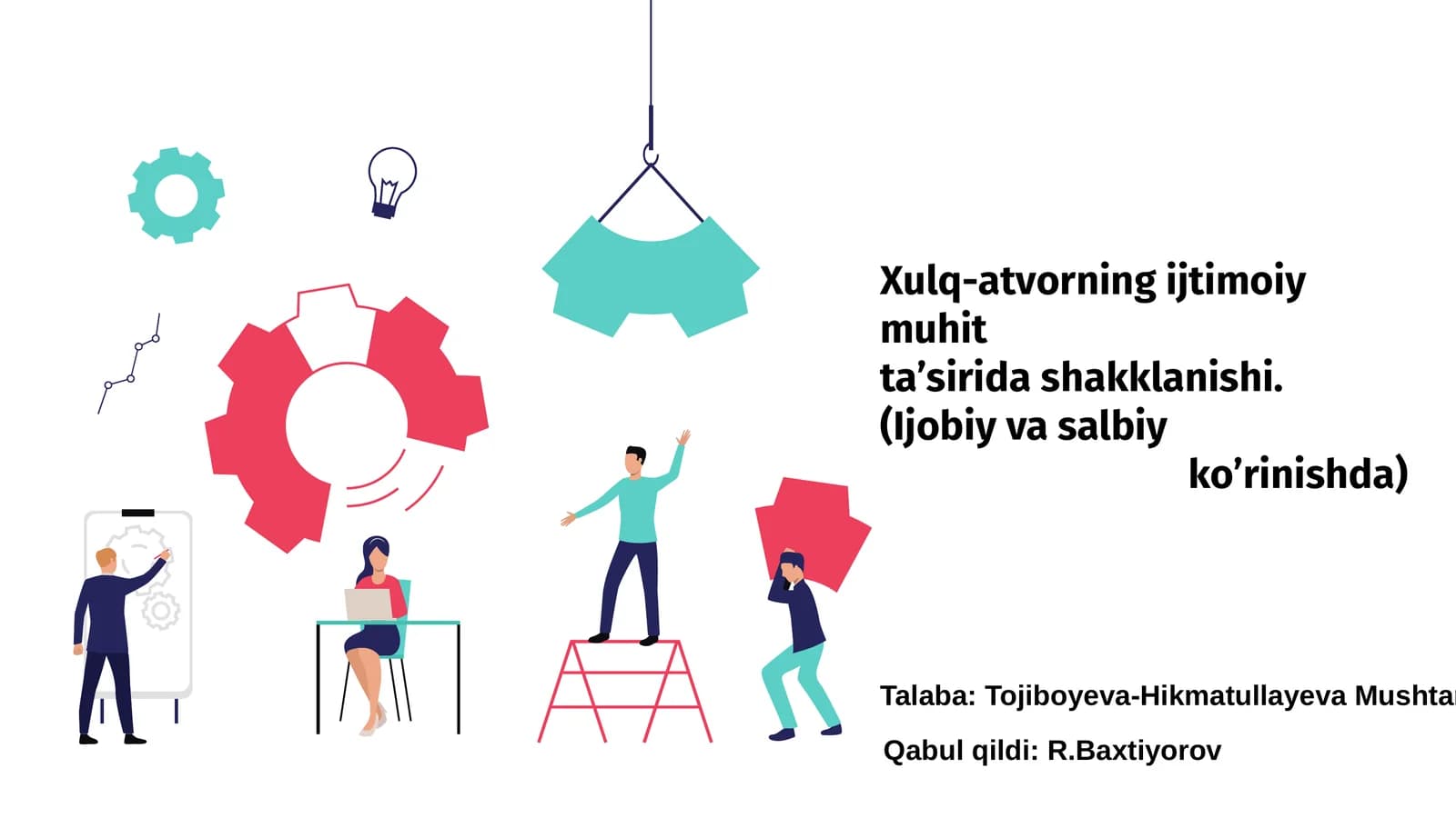 Xulq-atvorning ijtimoiy muhit ta’sirida shakklanishi