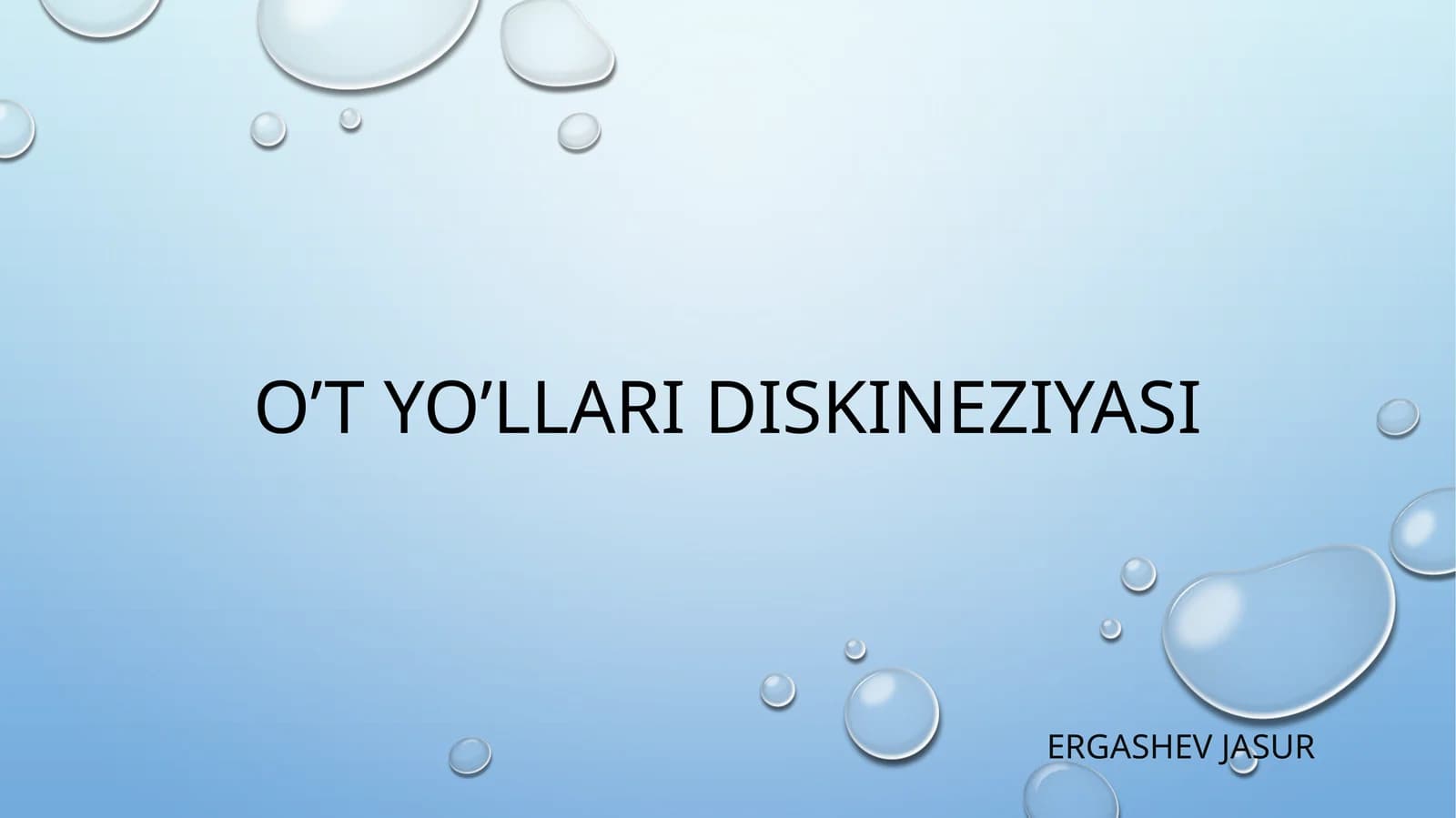 O't yo'llari diskneziyasi