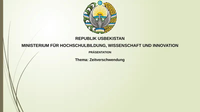 Zeitverschwendung