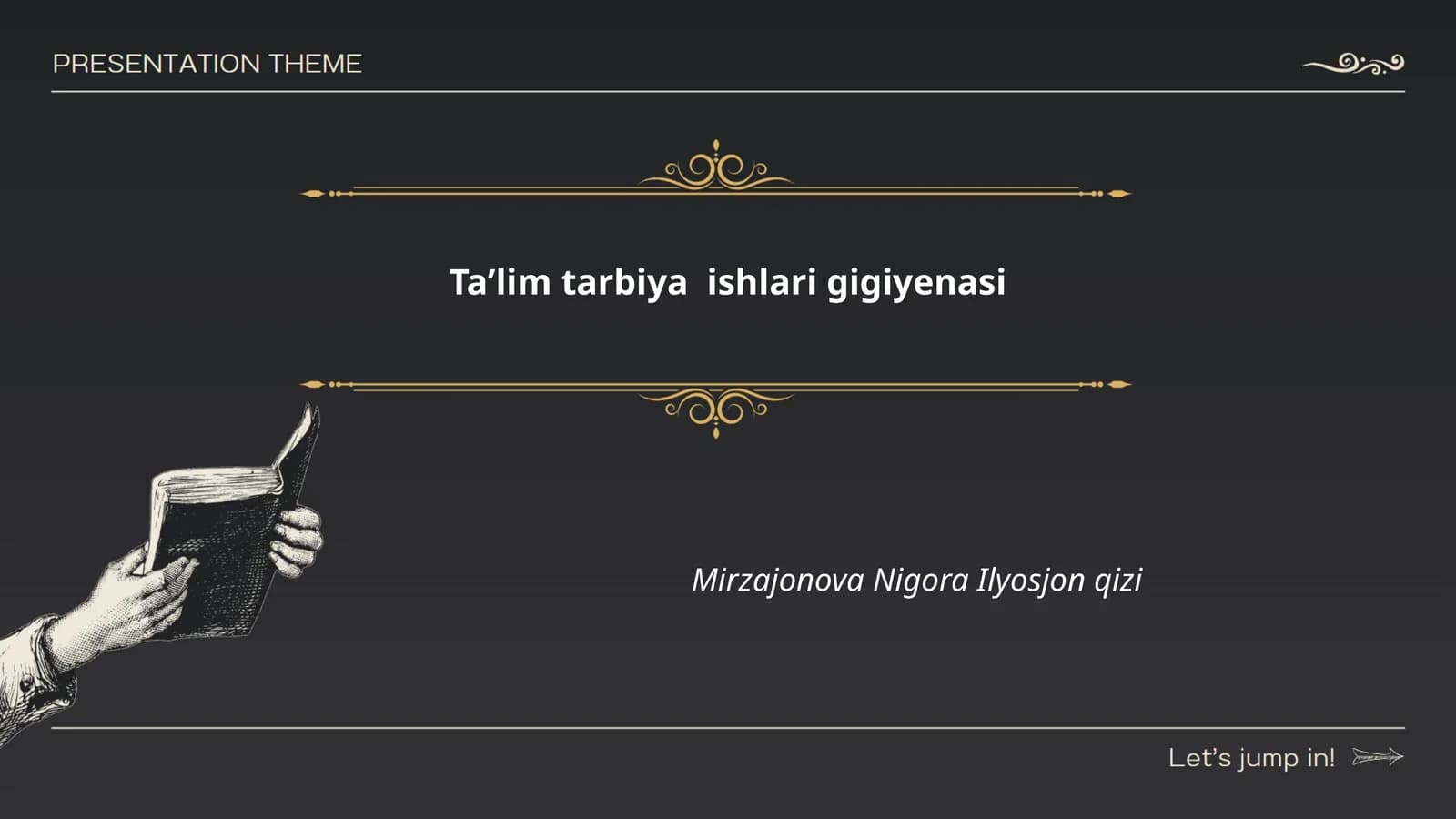 Taʼlim tarbiya ishlari gigiyenasi