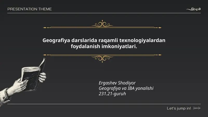 Raqamli Texnologiyalar Haqida Darslar