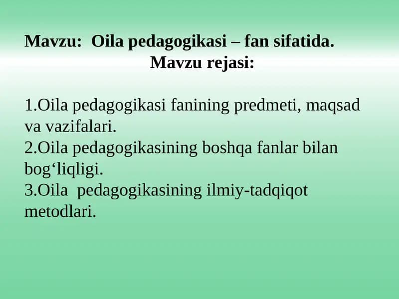 Oilaping pedagogikasi