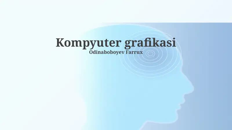 Kompyuter grafikasi