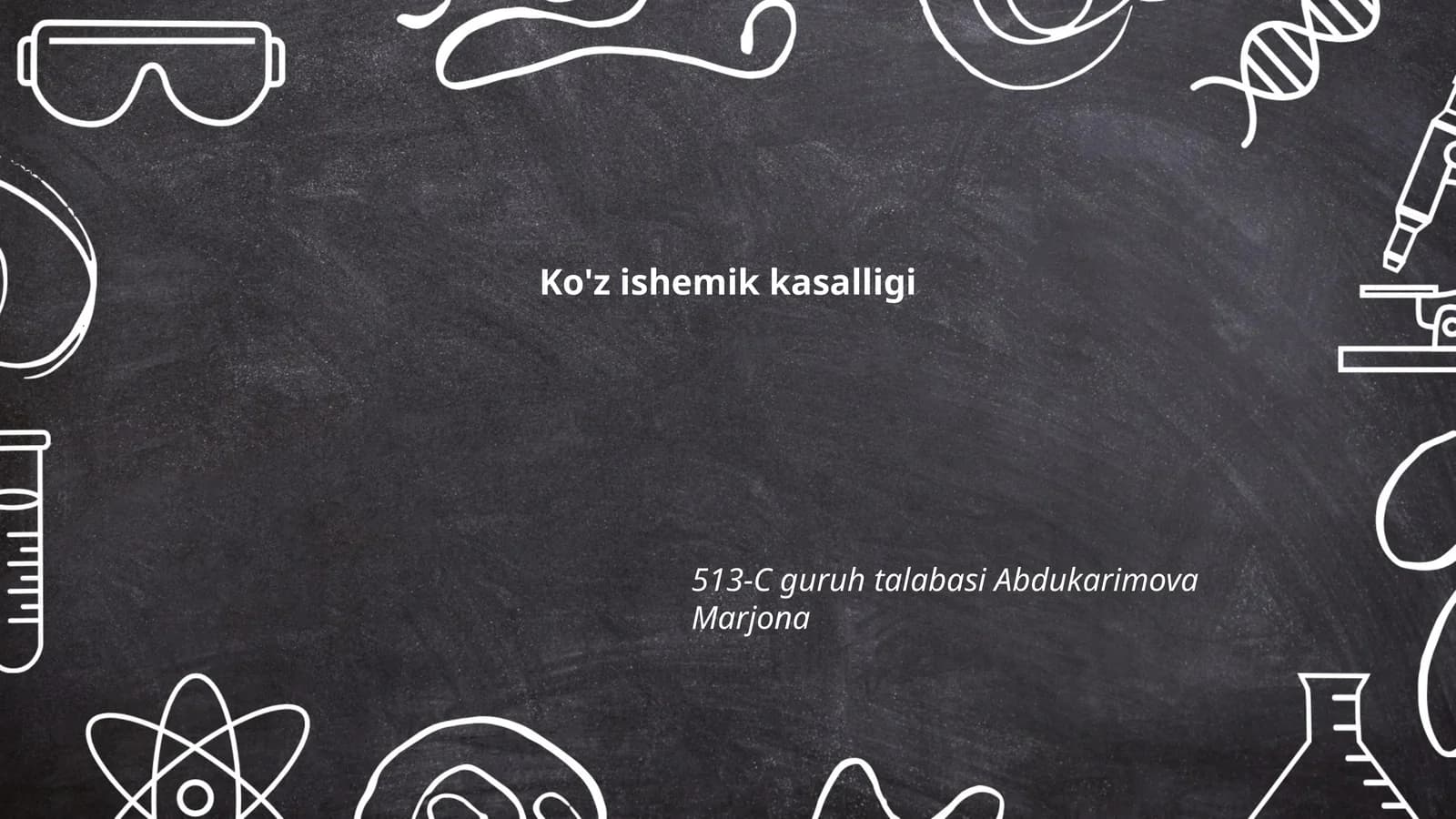 Ko'z ishemik kasalligi
