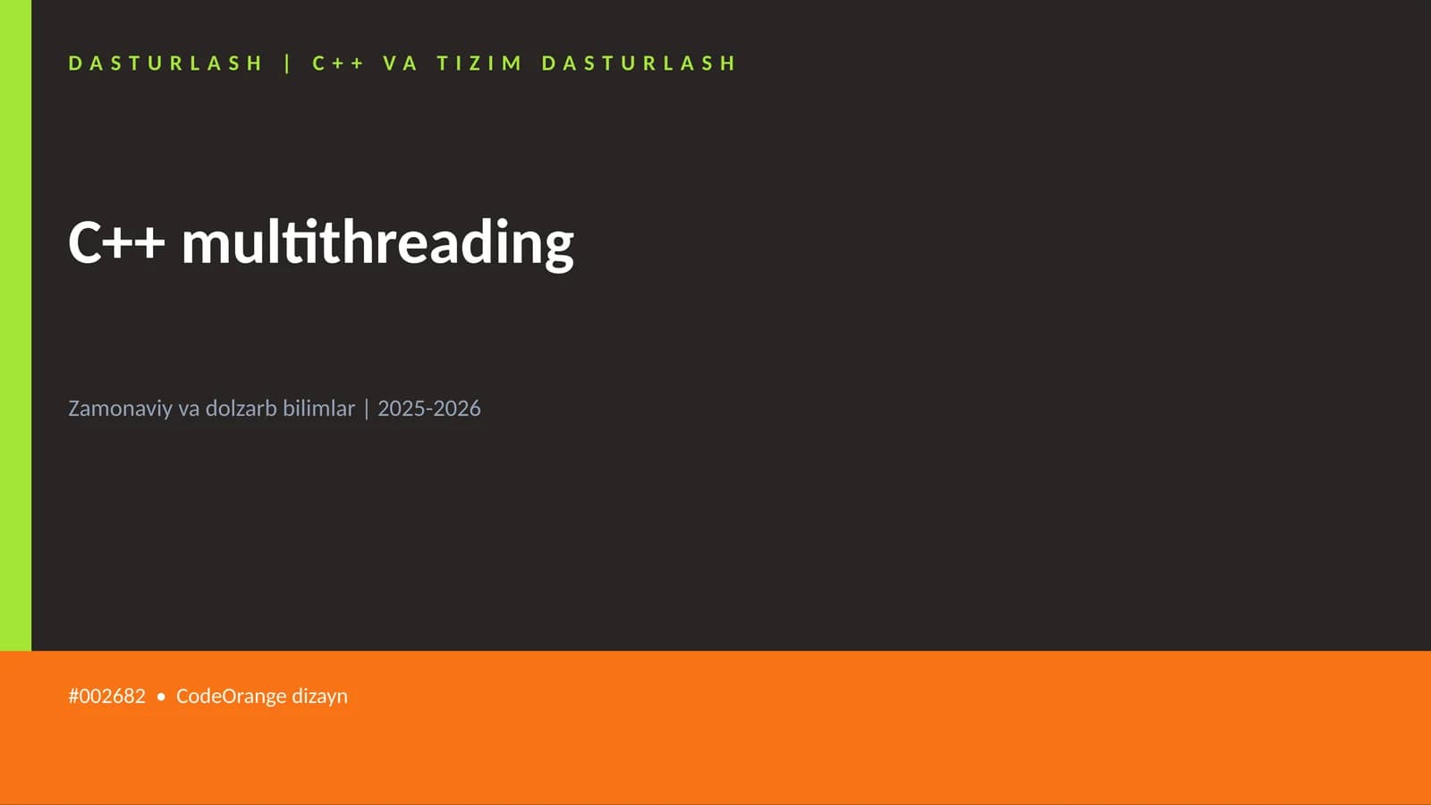 C++ multithreading