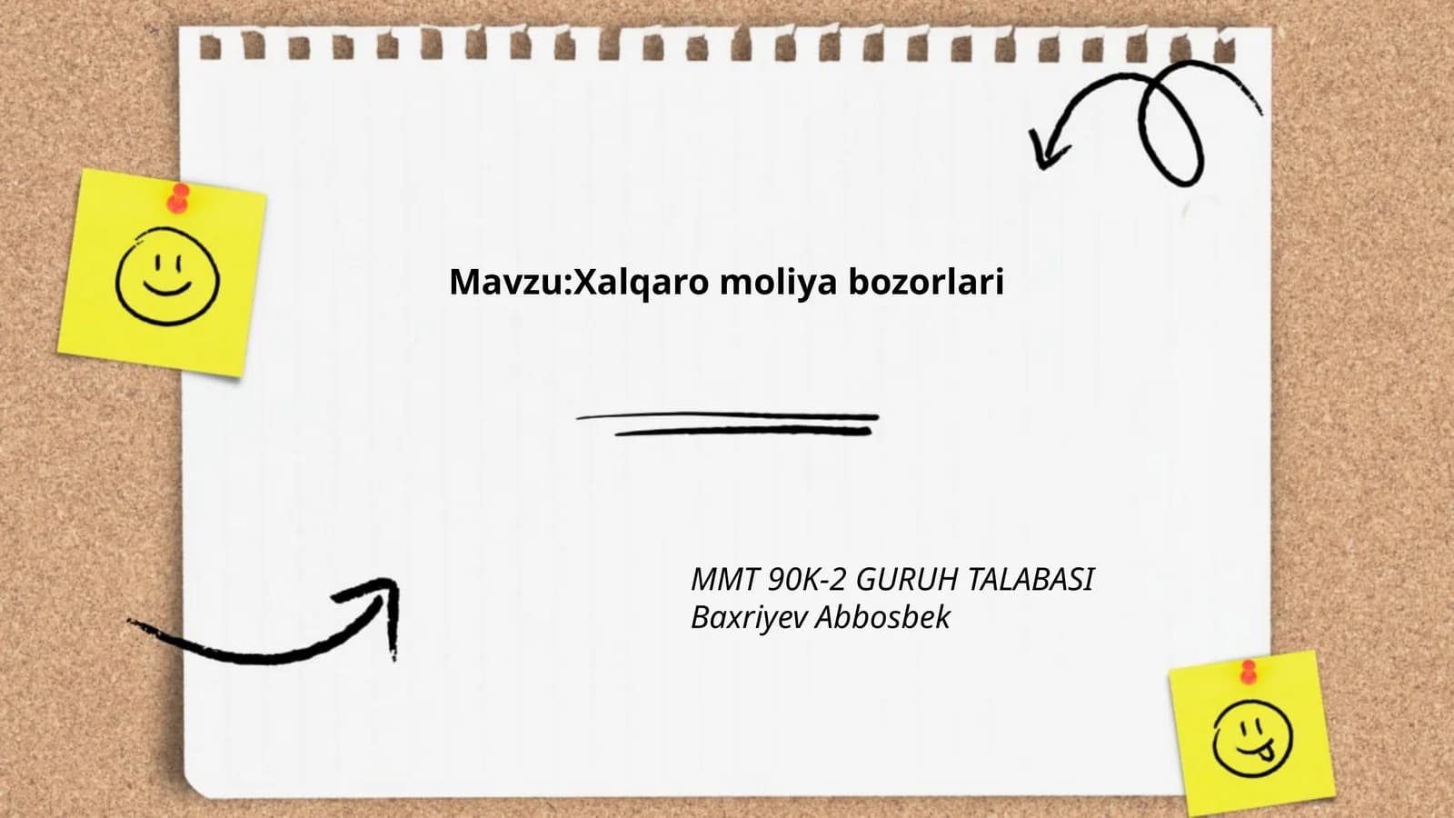 Xalqaro moliya bozorlari