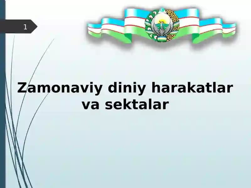 Zamonaviy diniy harakatlar va sektalar