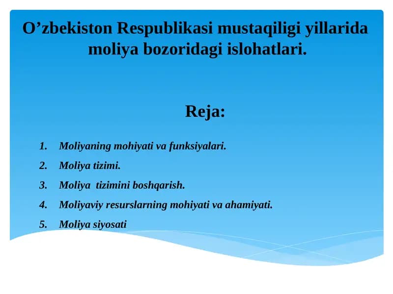 Moliya siyosati