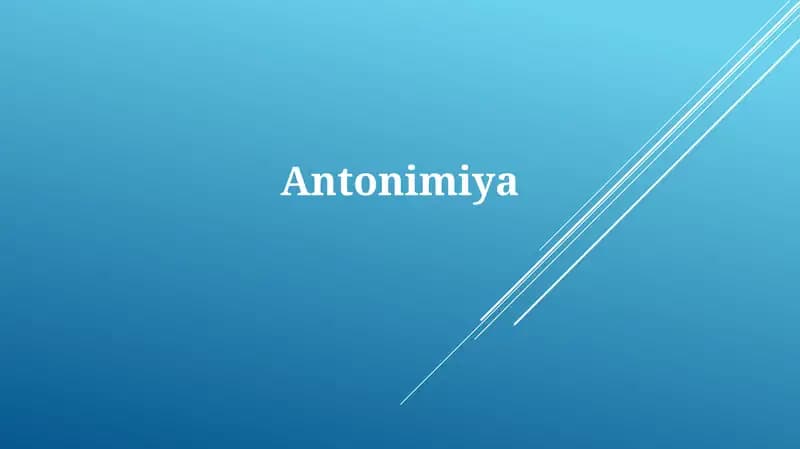 Antonimiya