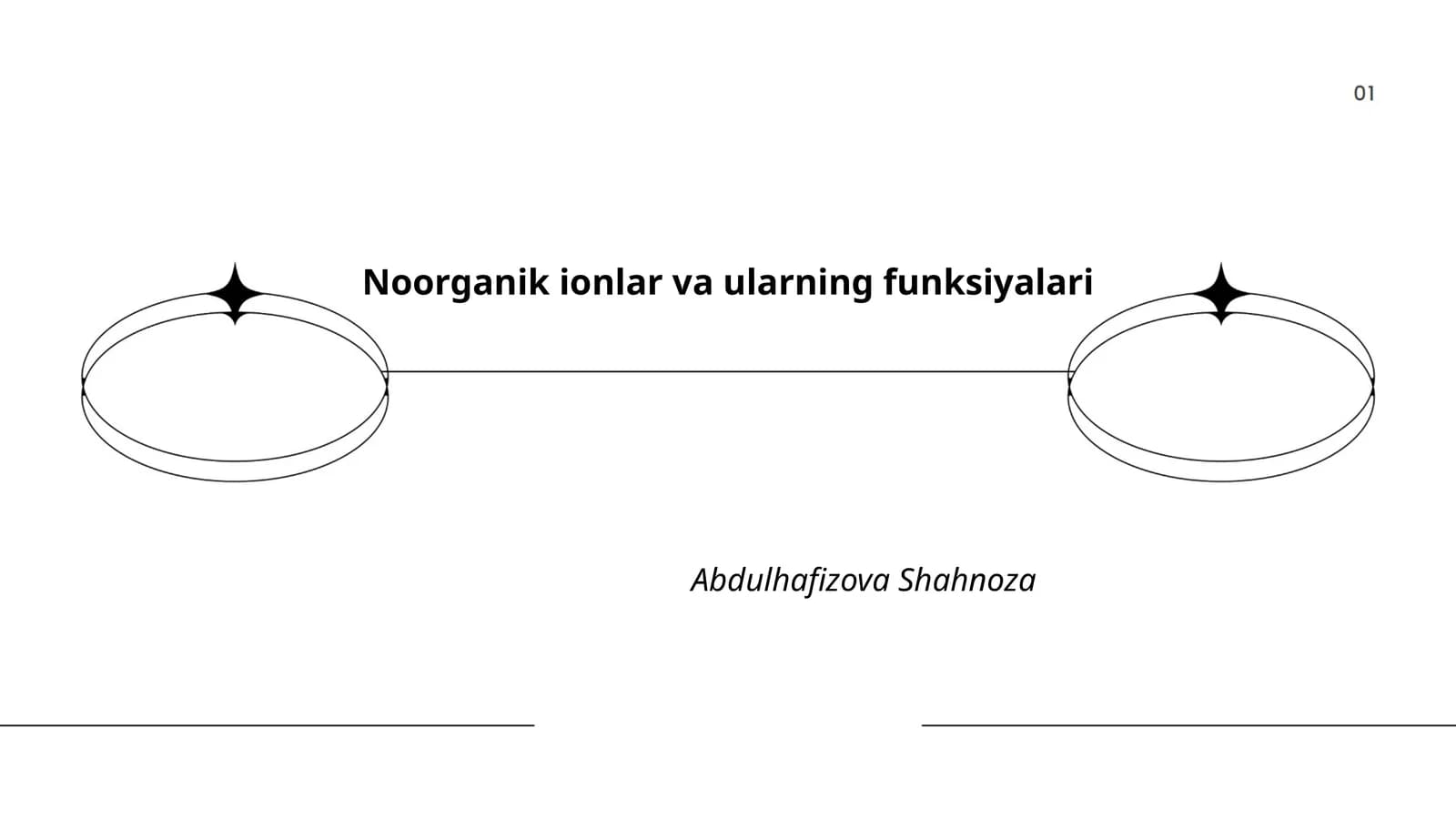 Noorganik ionlar va ularning funksiyalari