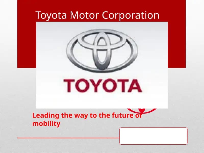 Toyota Motor Corporation