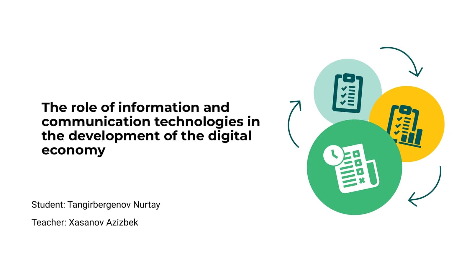 Introduction to ICT in the Digital Economy