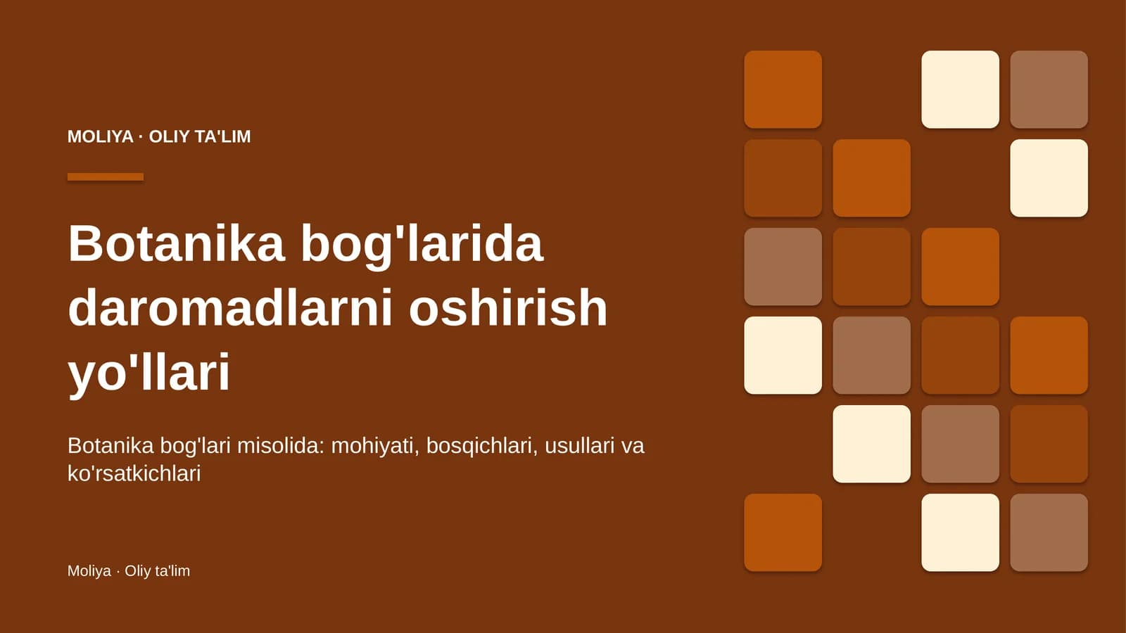 botanika bog'larida daromadlarni oshirish yo'llari 6894