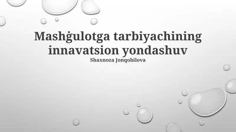 Shaxnoza Jonqobilova