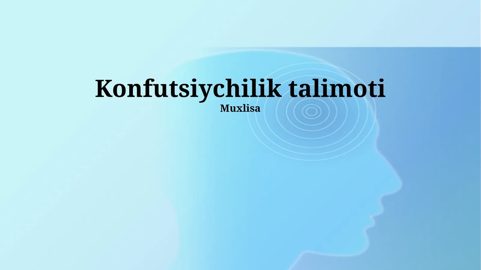 Konfutsiychilik talimoti
