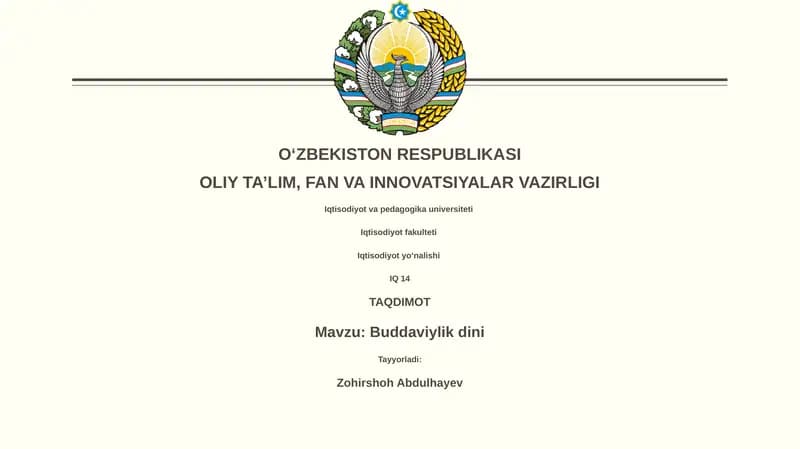 Buddaviylik dini